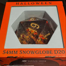 D20 - Halloween - 54mm Snowglobe